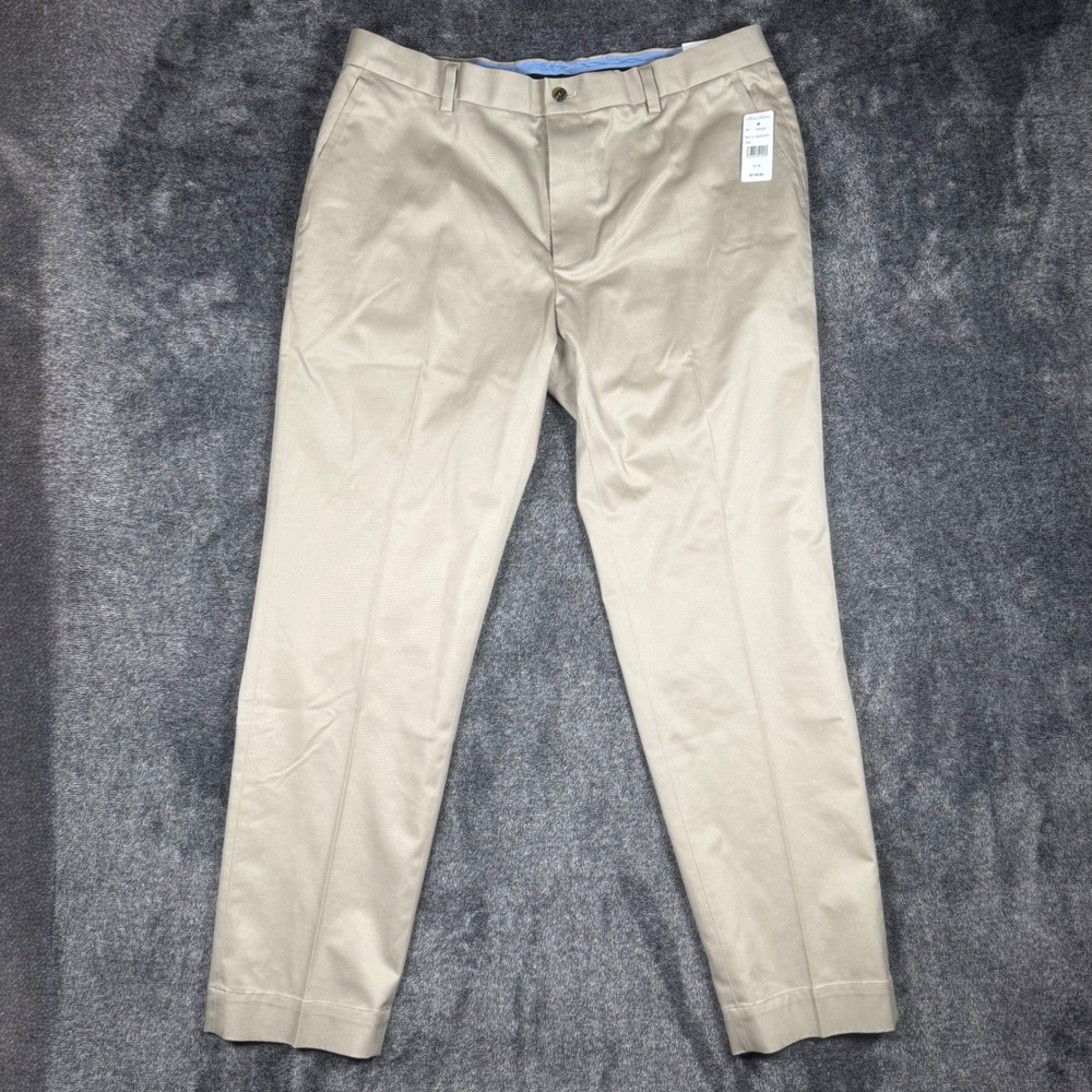 Brooks Brothers Lightweight Advantage Chino Slim Khaki Pants NWT Mens 37x30